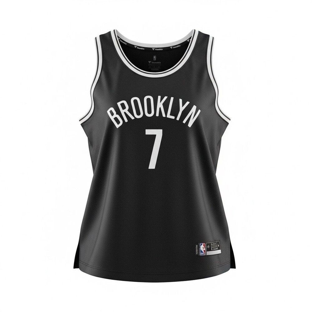 Fanatics NBA Brooklyn Nets Kevin Durant‎ 7 Jersey Black White Mens XL Basketball